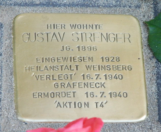 Gustav Strenger Stolperstein